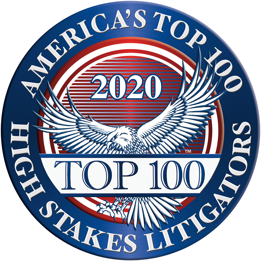 Americas Top 100 High Stakes Litigators 2020