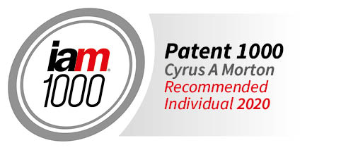 IAM Patent 1000 2020 - Cyrus A Morton