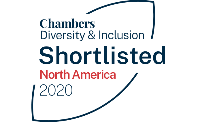 Chambers Diversity & Inclusion Shortlisted North America 2020