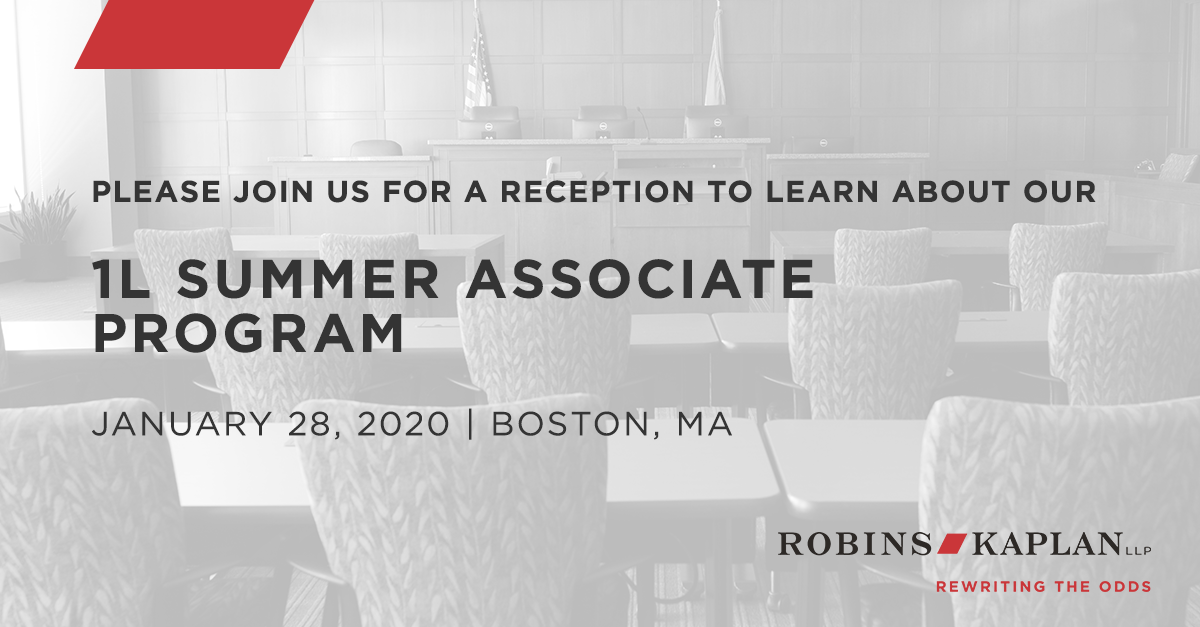 Boston 1L Diversity Summer Associate Program Reception Resources
