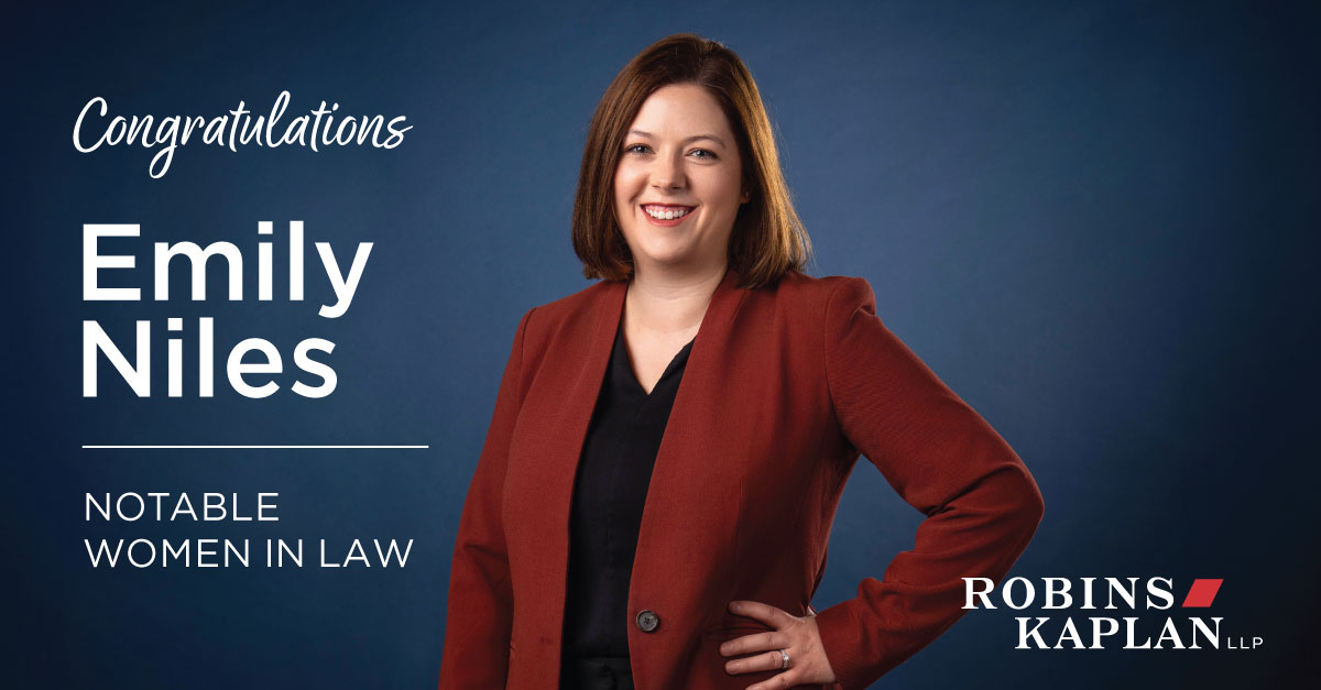 Emily Niles Named to Twin Cities Business Notable Women in Law List
