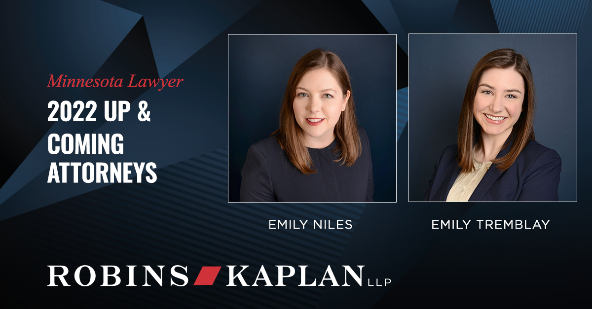 Five Robins Kaplan Firm Members Recognized by Minnesota Lawyer