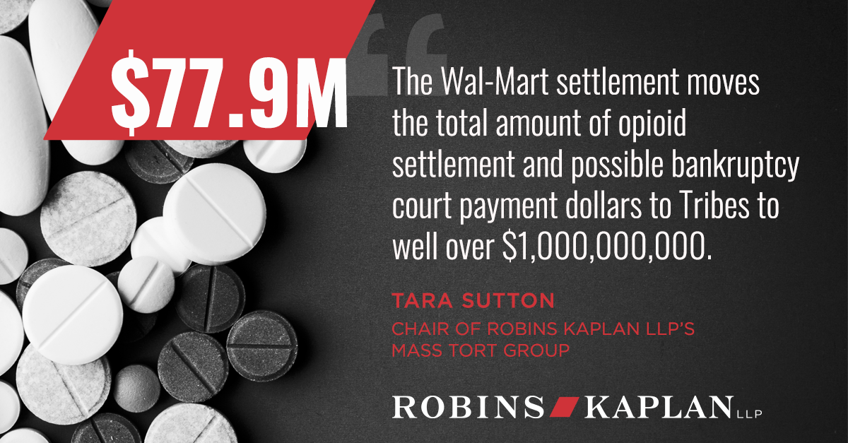 Robins Kaplan LLP Announces Major Proposed Opioid Settlement For Its