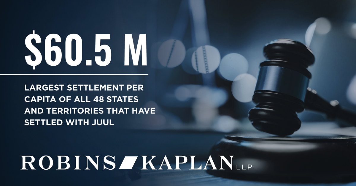 Minnesota Settles Lawsuit Against JUUL and Altria for 60.5 Million