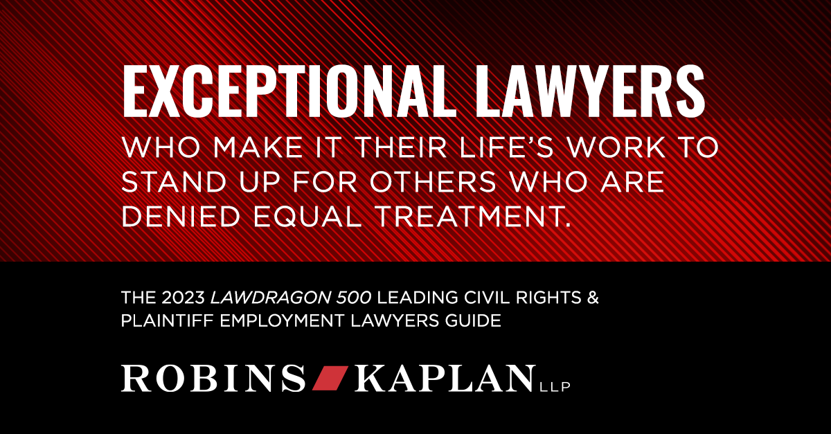 Four Partners Named to Lawdragon 500 Leading Civil Rights & Plaintiff