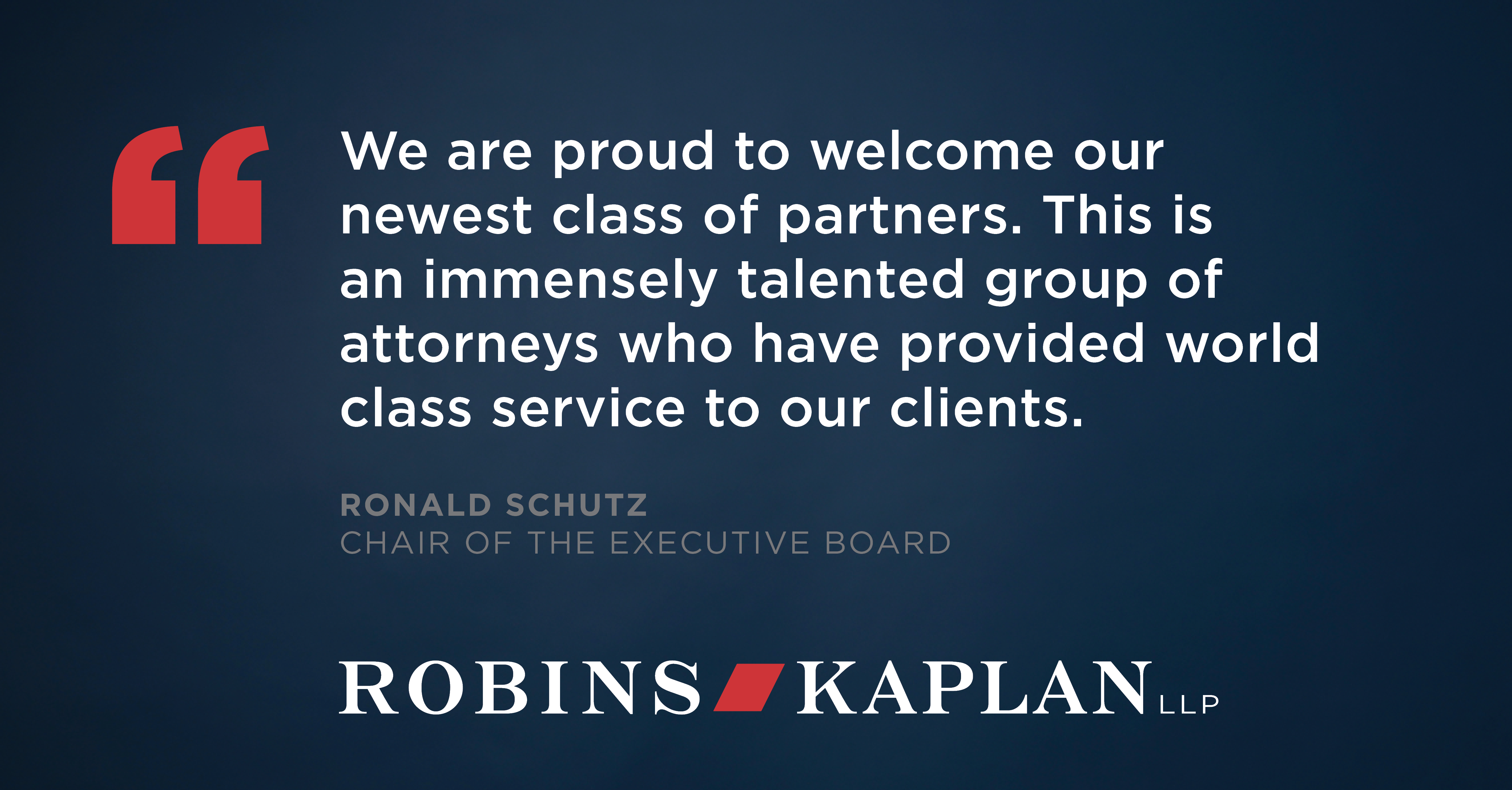 Robins Kaplan LLP Announces 2023 Partners Robins Kaplan LLP Law Firm