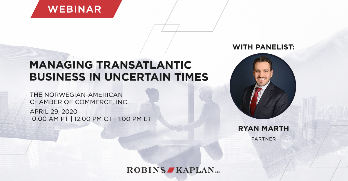 Managing Transatlantic Business in Uncertain Times Resources Robins