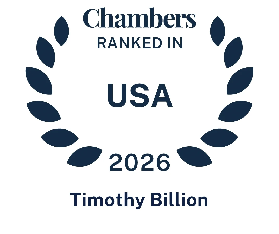 Ranked in Chambers USA 2026 Tim Billion