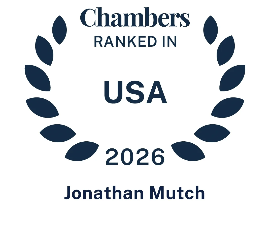 Ranked in Chambers USA 2026 Jonathan Mutch