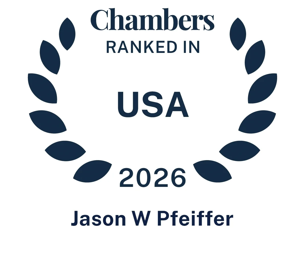 Ranked in Chambers USA 2026 Jason Pfeiffer