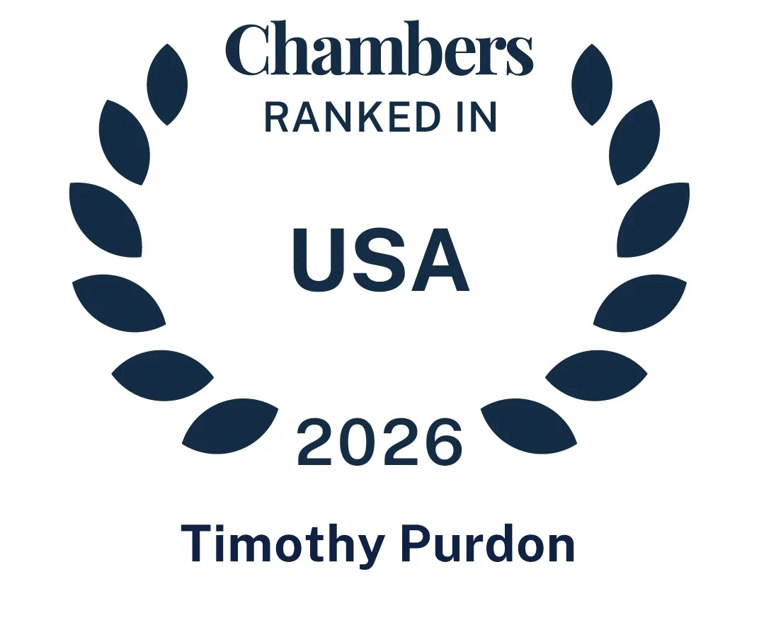 Ranked in Chambers USA 2026 Tim Purdon